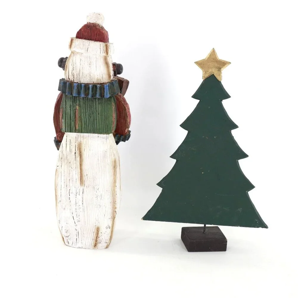 Resin Christmas Decoration Bundle Holiday Festive‎ Collectible Whimsical Winter